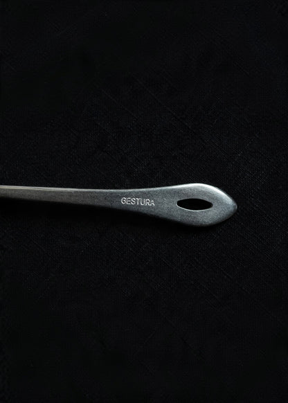 Gestura 00 Slotted Silver Spoon