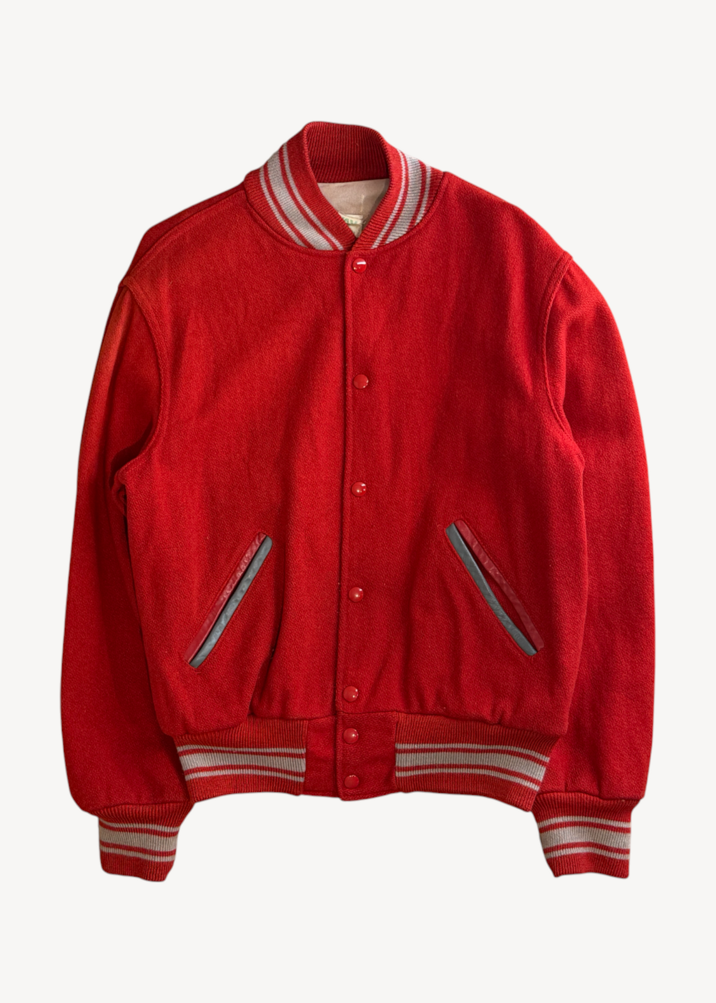 Vintage 1980s Holloway "Ohio State" Varsity Letterman Jacket Size M/L