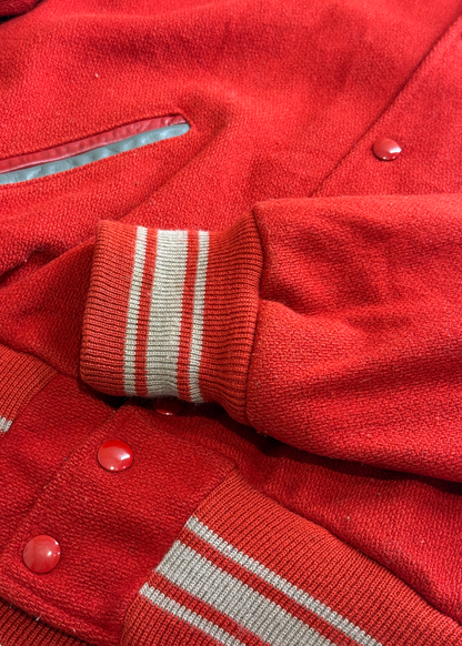 Vintage 1980s Holloway "Ohio State" Varsity Letterman Jacket Size M/L