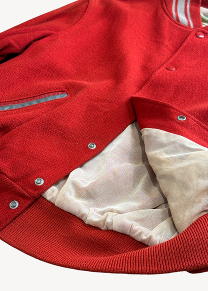 Vintage 1980s Holloway "Ohio State" Varsity Letterman Jacket Size M/L