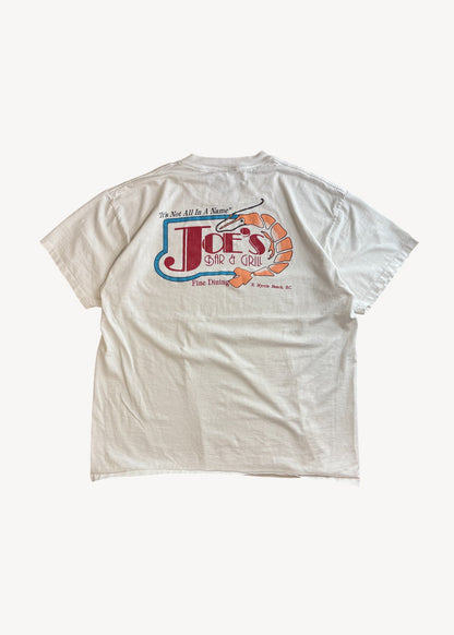 Vintage 1980s "Joe's Bar & Grill" T-Shirt Size L/XL