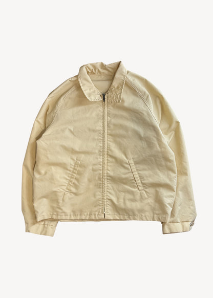 Vintage 1980s Butter Yellow Light Jacket Size XL/2XL