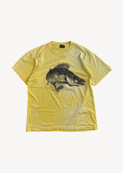 Vintage 1990s Screen Stars Best "Namakachi 25" Fish T-Shirt Size S/M