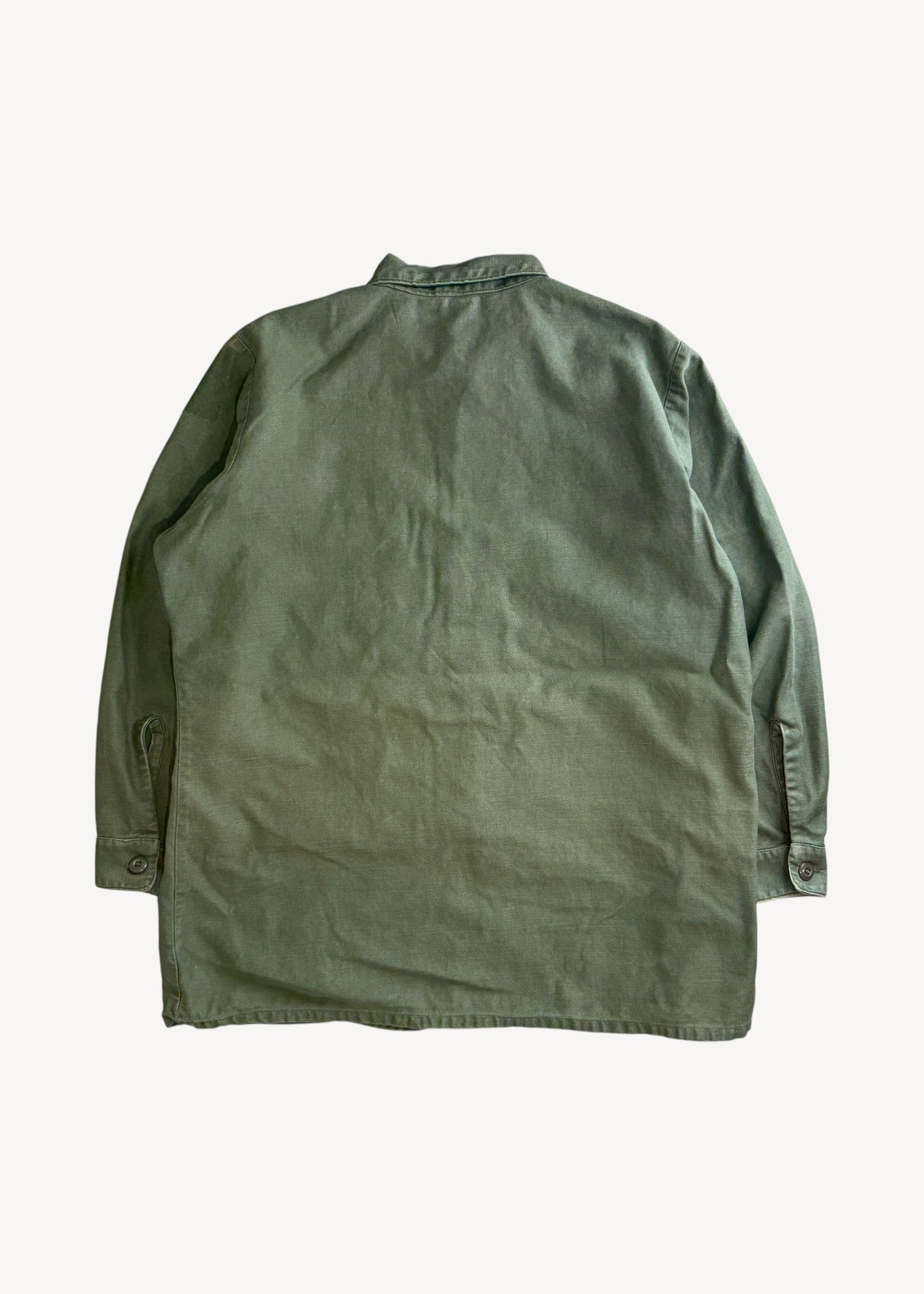 Vintage 1970s OG 107 Military Button Up Shirt Size L/XL