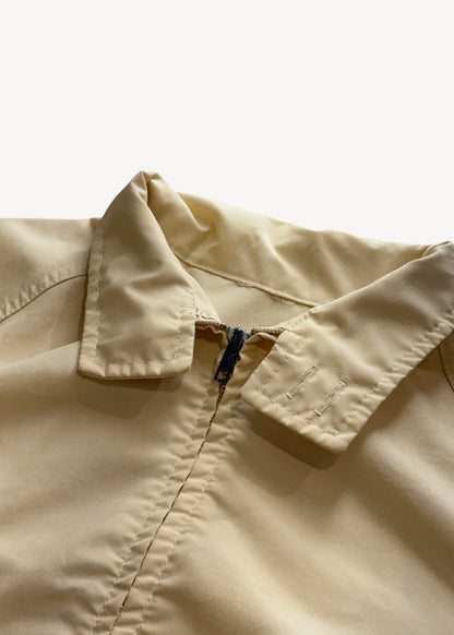Vintage 1980s Butter Yellow Light Jacket Size XL/2XL