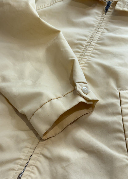 Vintage 1980s Butter Yellow Light Jacket Size XL/2XL