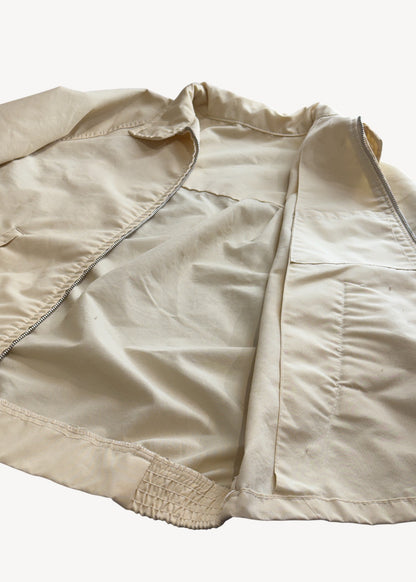 Vintage 1980s Butter Yellow Light Jacket Size XL/2XL
