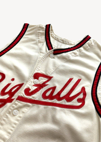 Vintage 1990s "Big Falls" Baseball Jersey Size S/M