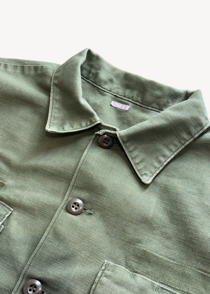 Vintage 1970s OG 107 Military Button Up Shirt Size L/XL
