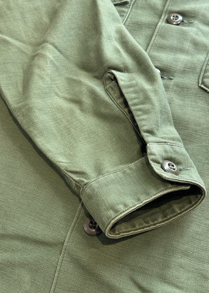 Vintage 1970s OG 107 Military Button Up Shirt Size L/XL