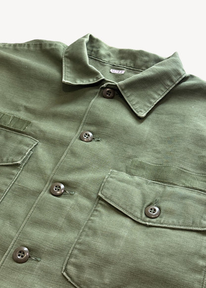 Vintage 1970s OG 107 Military Button Up Shirt Size L/XL