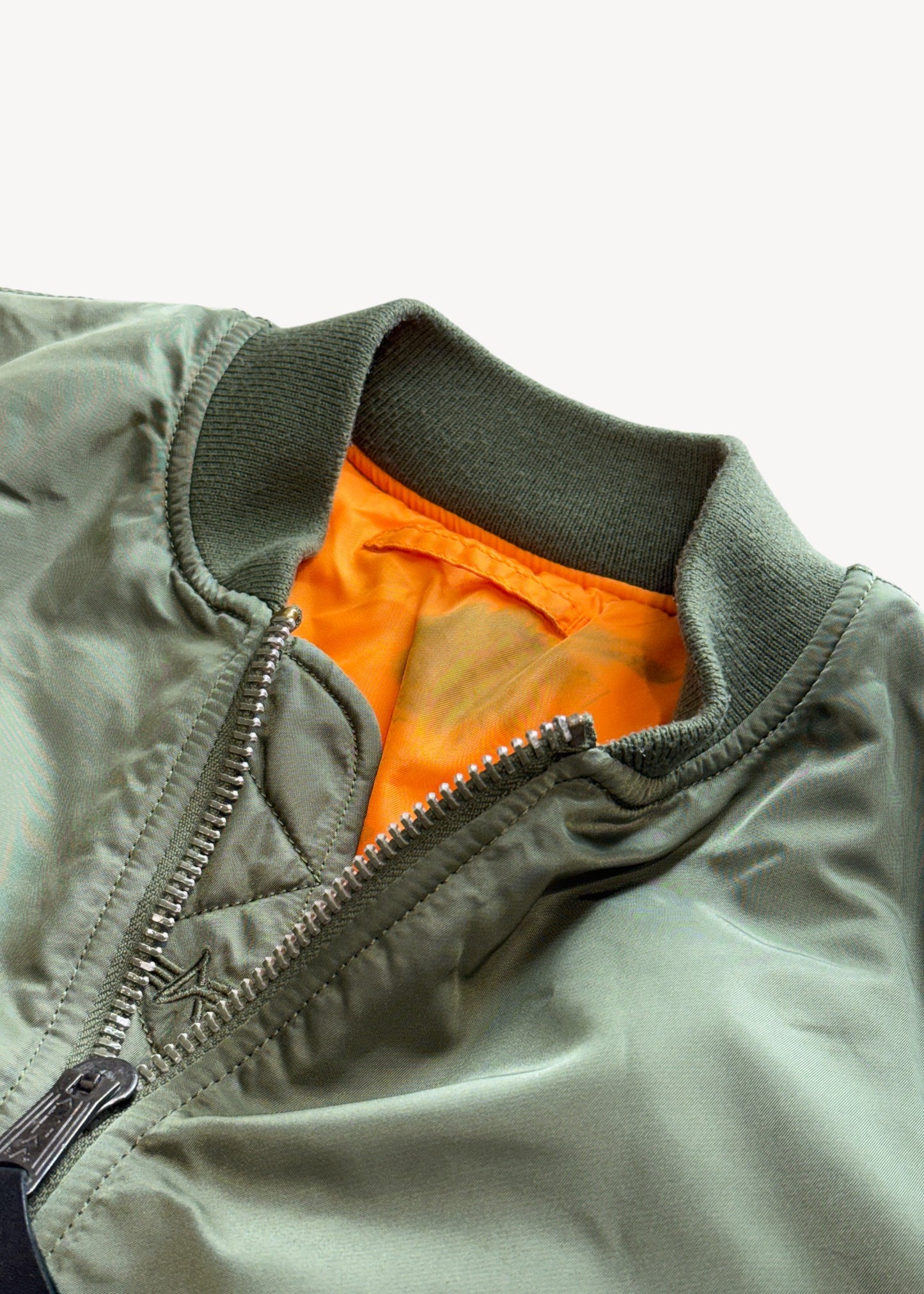 Alpha Industries Military Style Bomber Jacket Size XS/S