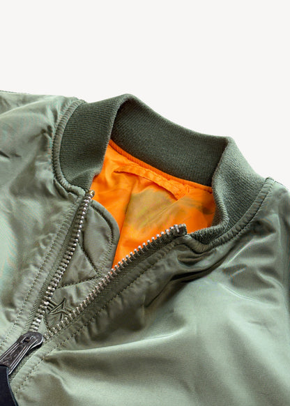 Alpha Industries Military Style Bomber Jacket Size XS/S