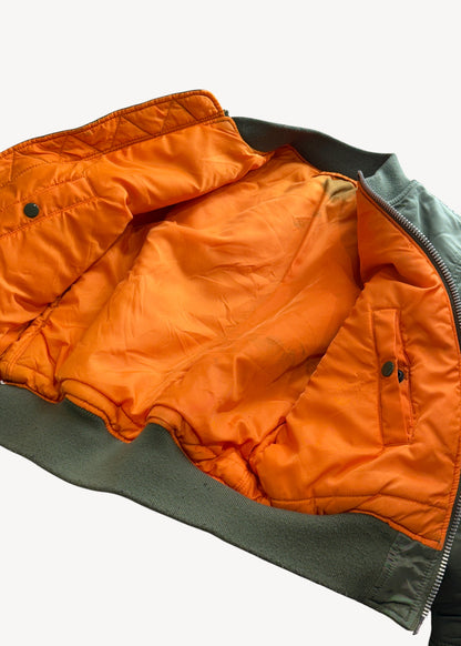 Alpha Industries Military Style Bomber Jacket Size XS/S