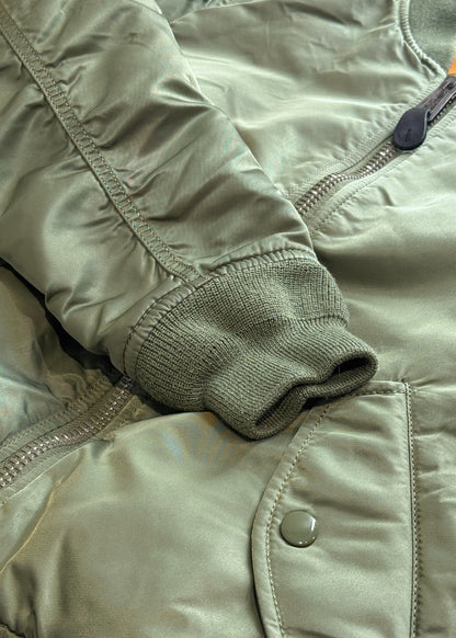 Alpha Industries Military Style Bomber Jacket Size XS/S