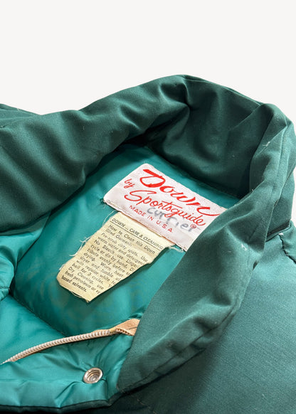 Vintage 1970s Sportsguide Down Puffer Vest Size M/L