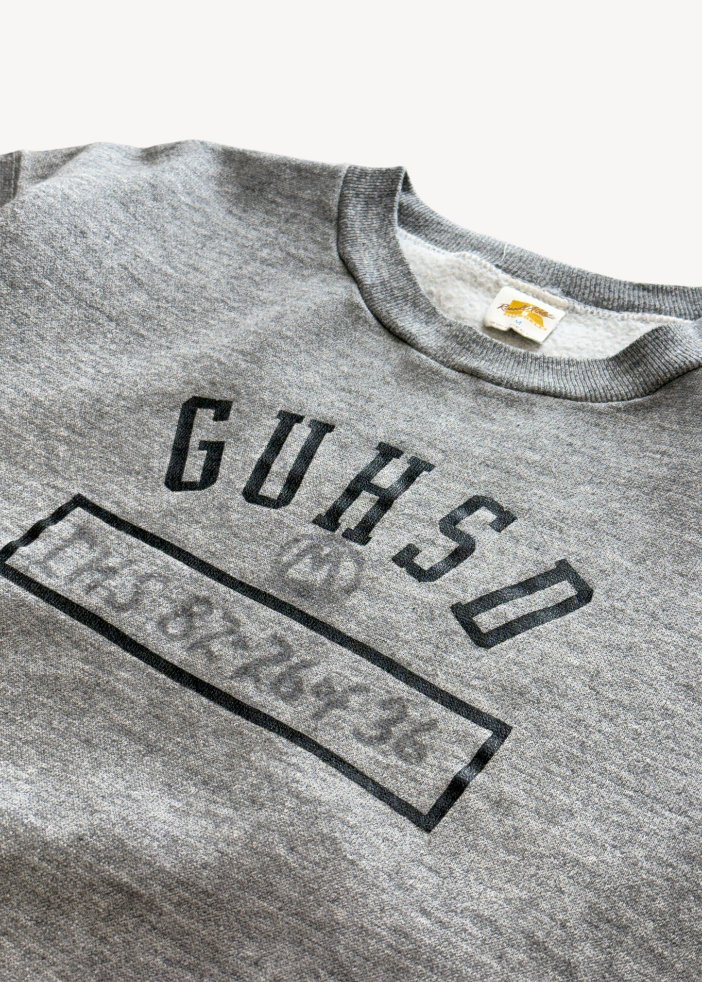 Vintage 1970s Russel Athletic "GUHSD" Sweatshirt Size S/M