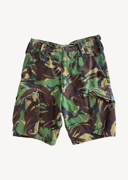 Vintage 1990s Camouflage Military Cargo Shorts Size Women's 29 / Men's 32