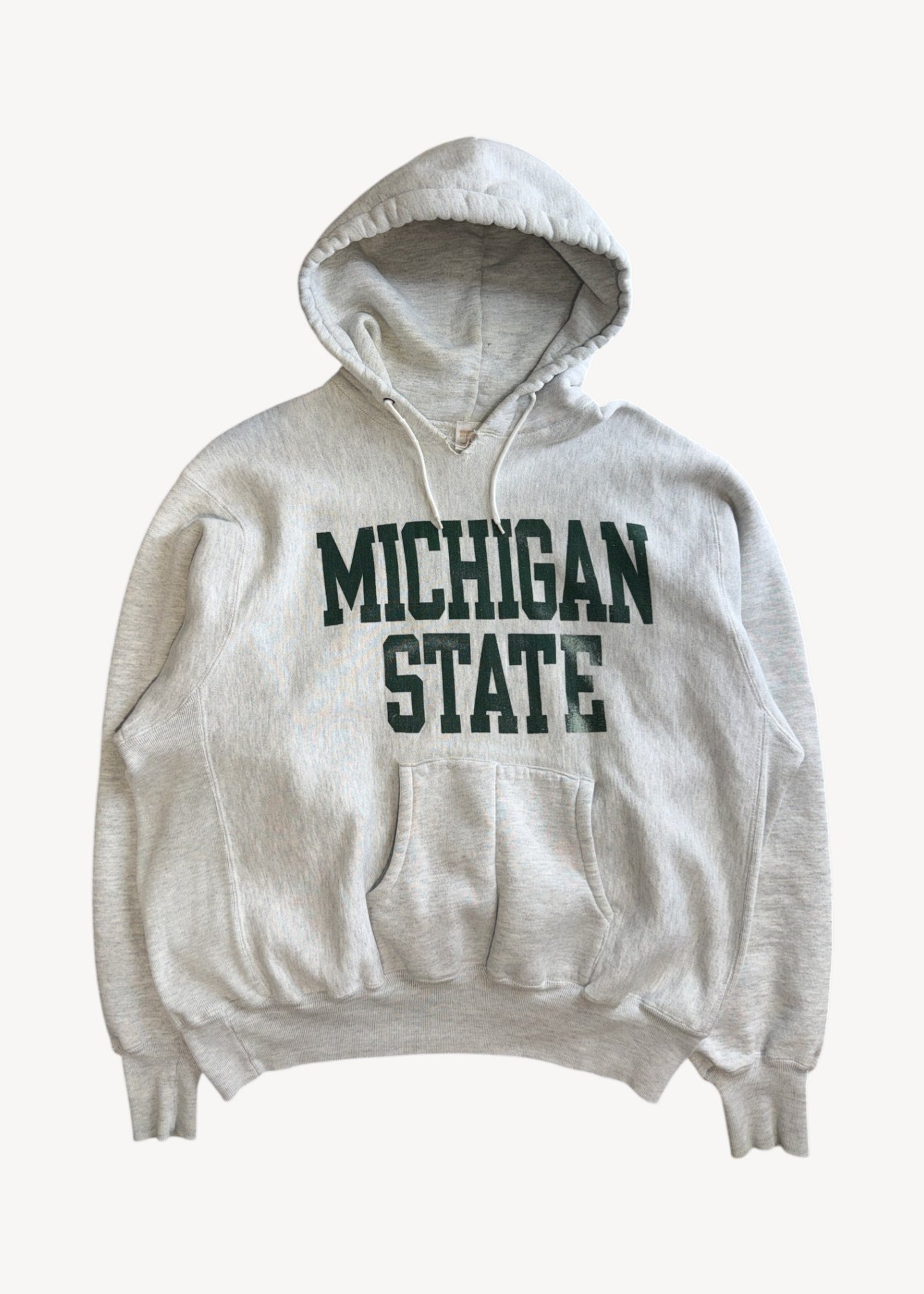 Vintage 1990s "Michigan State" Reverse Weave Sweatshirt Size XL/2XL