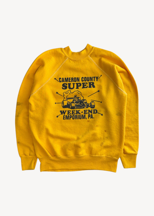 Vintage 1980s Sportswear "Cameron County" Sweatshirt Size S/M