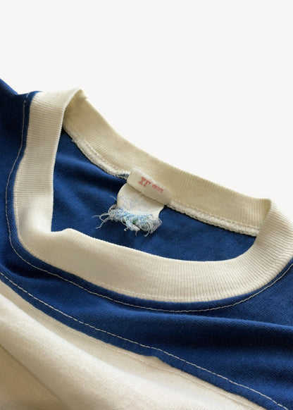 Vintage 1970s Sport Ringer T-Shirt Size M/L