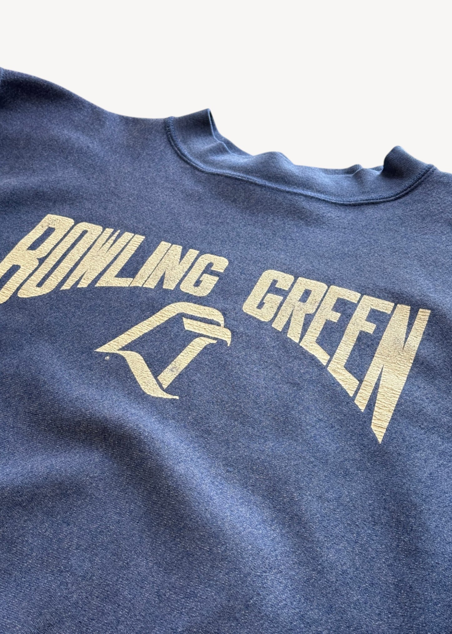 Vintage 1980s Medallion "Bowling Green" Reverse Weave Sweatshirt Size XL/2XL