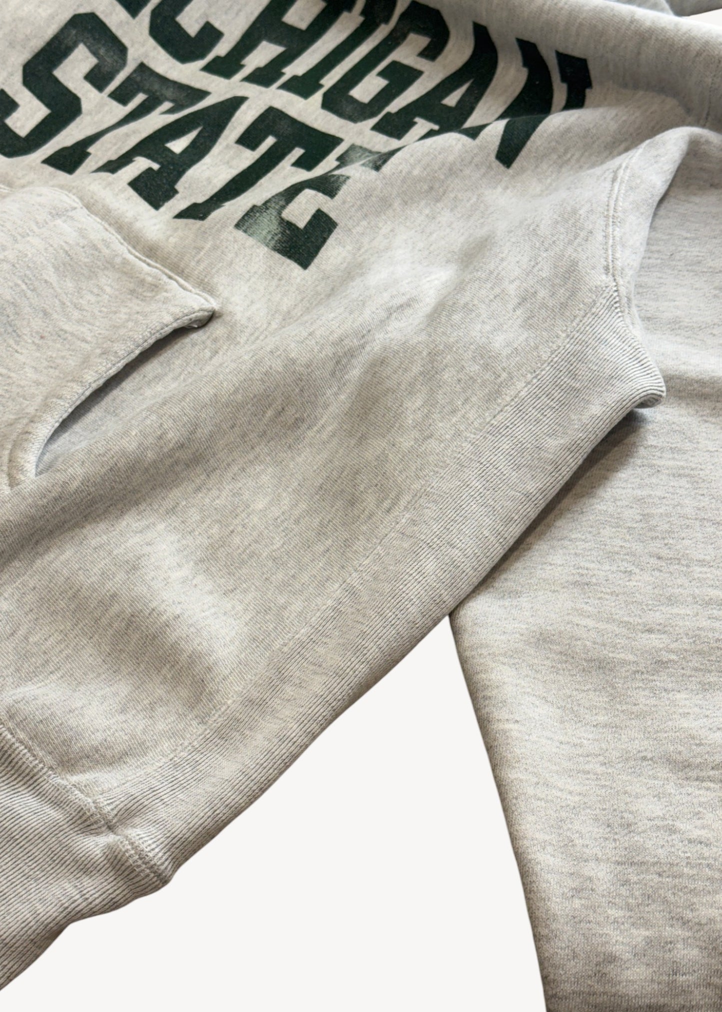 Vintage 1990s "Michigan State" Reverse Weave Sweatshirt Size XL/2XL