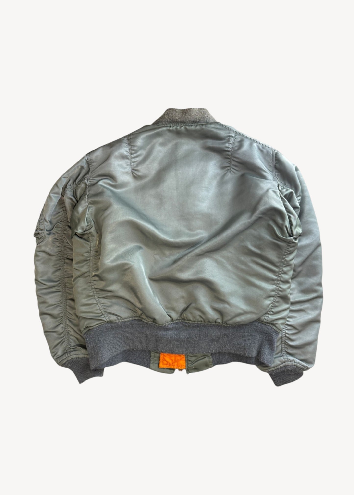 Vintage 1970s MA-1 Flyers Reversible Aviator Bomber Jacket Size M/L