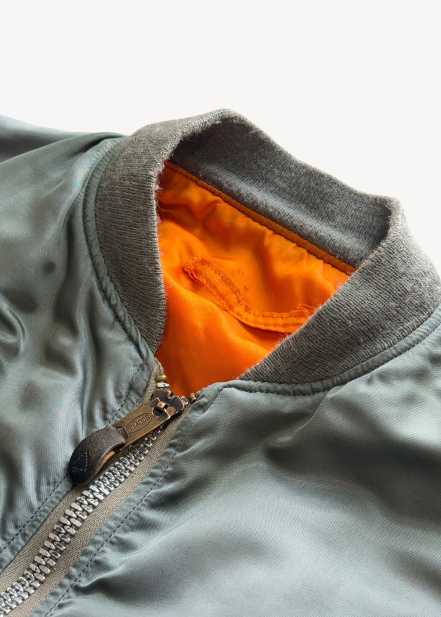Vintage 1970s MA-1 Flyers Reversible Aviator Bomber Jacket Size M/L