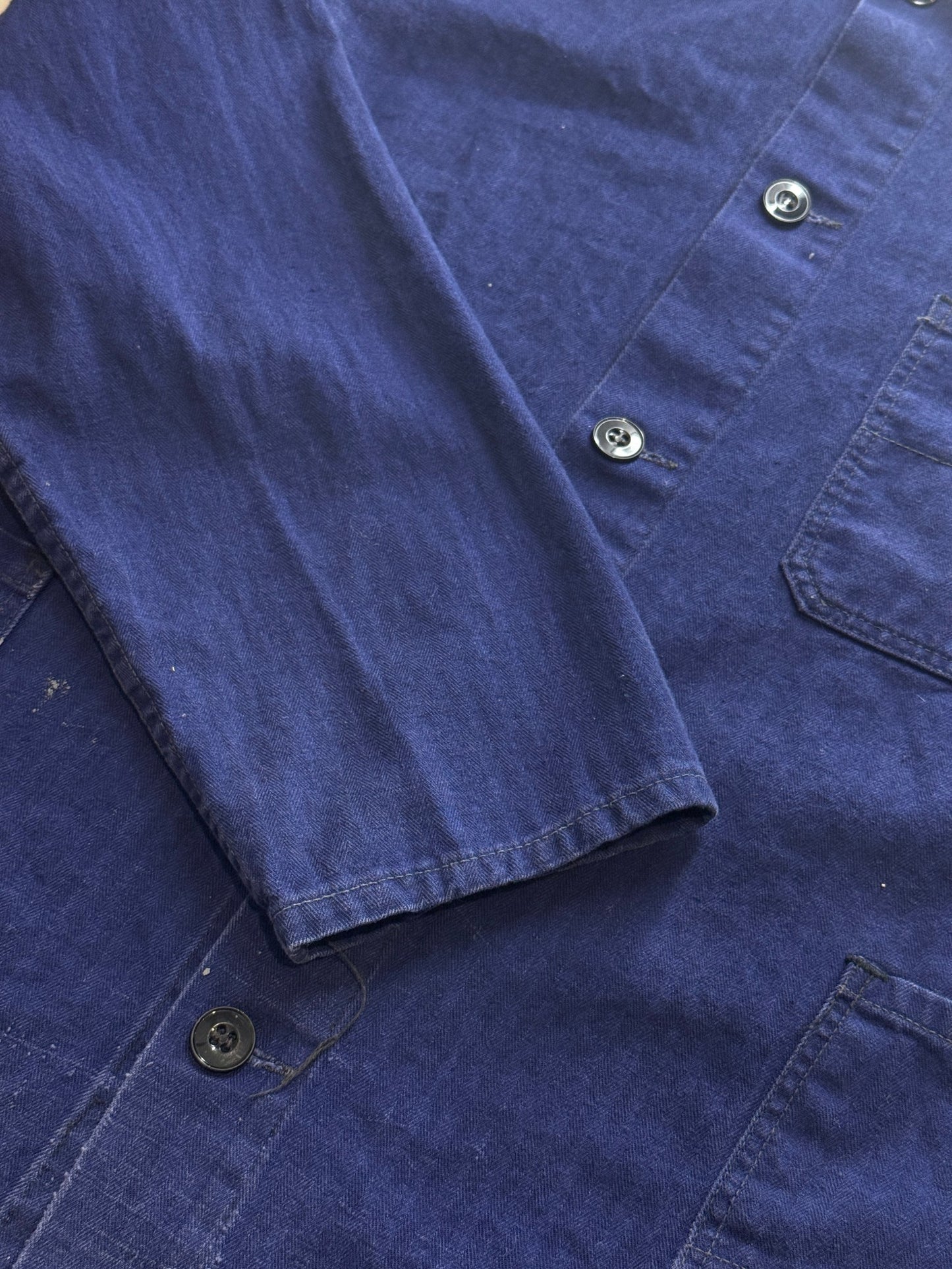 Vintage 1980s Bleu de Travail Chore Jacket Size M/L