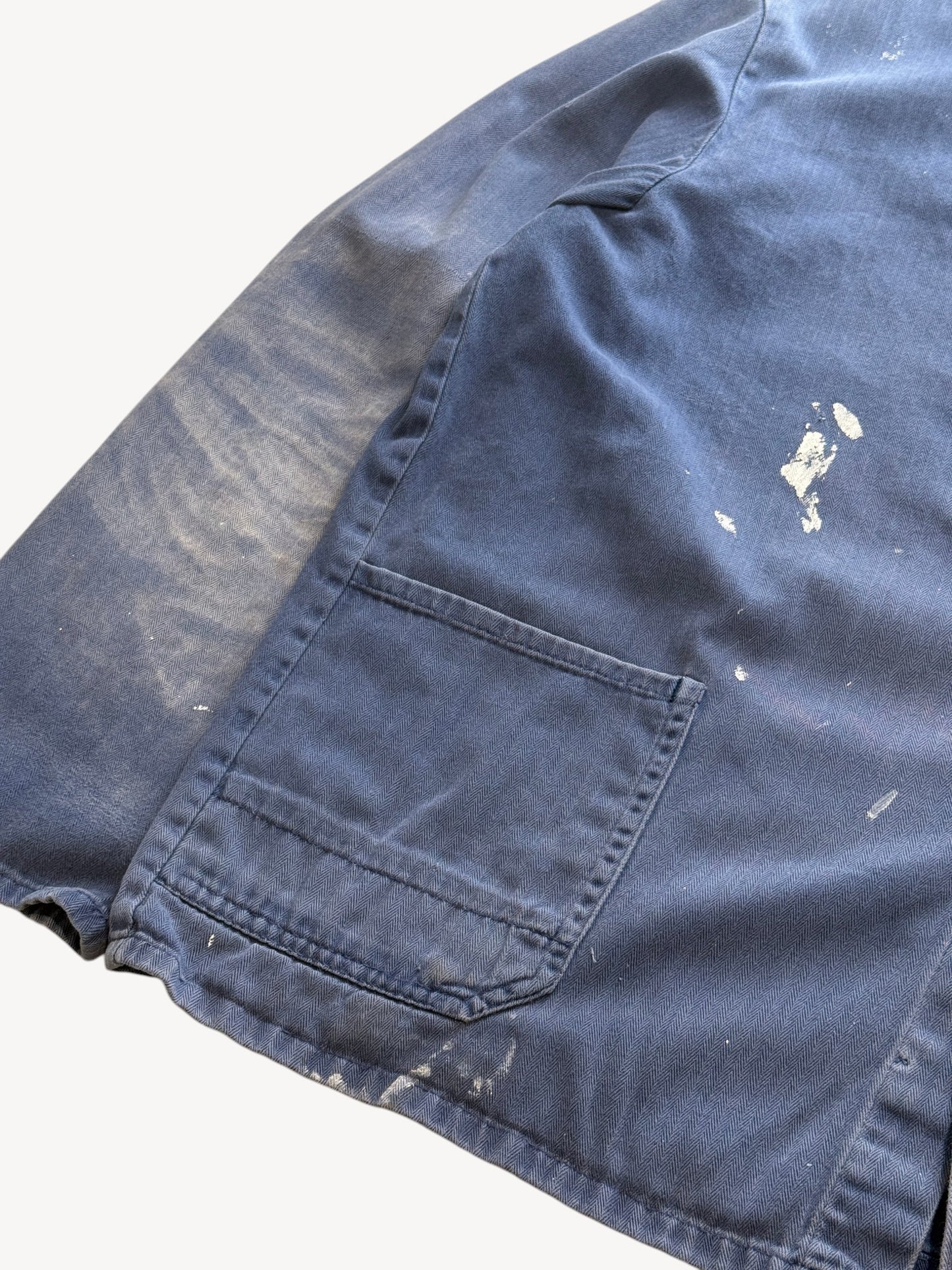 Vintage 1980s Bleu de Travail Chore Jacket M/L