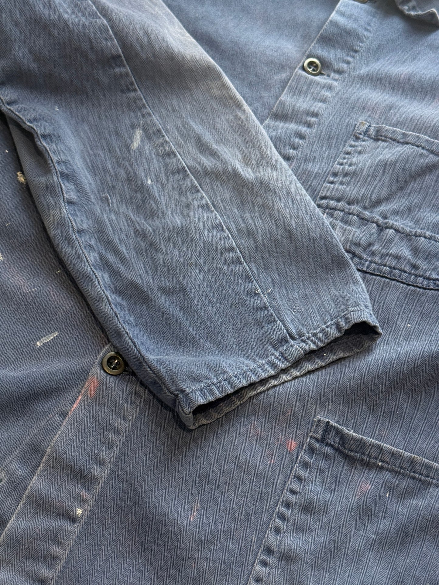 Vintage 1980s Bleu de Travail Chore Jacket M/L