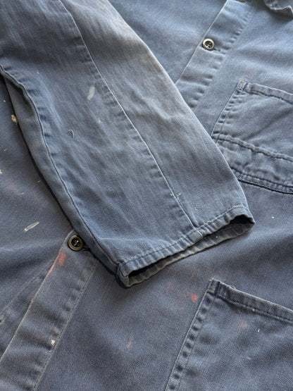 Vintage 1980s Bleu de Travail Chore Jacket M/L