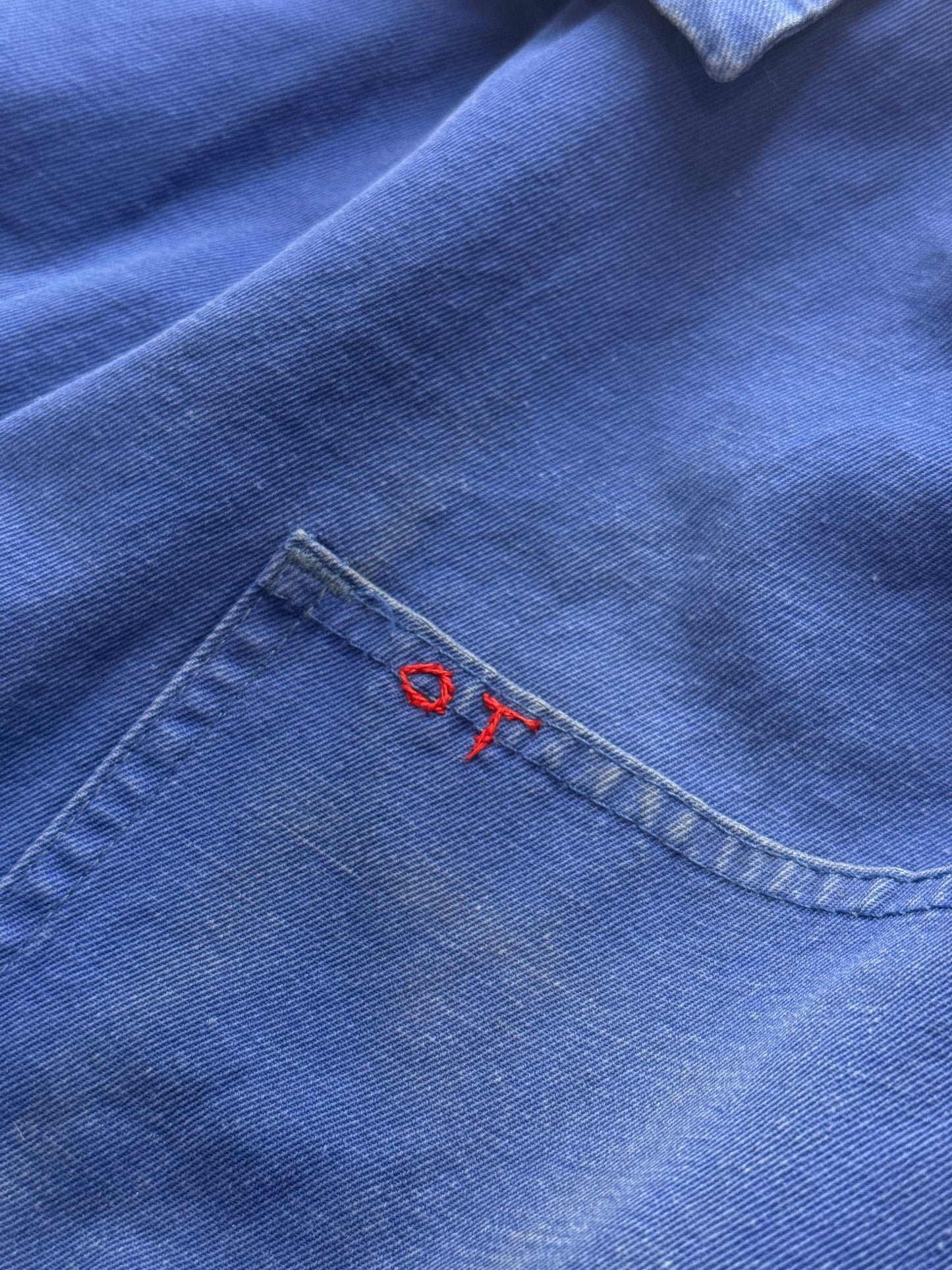 Vintage 1980s Bleu de Travail Chore Jacket Size M/L