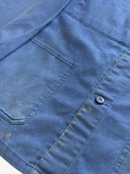 Vintage 1980s Le Coq Bleu de Travail Chore Jacket Size M/L