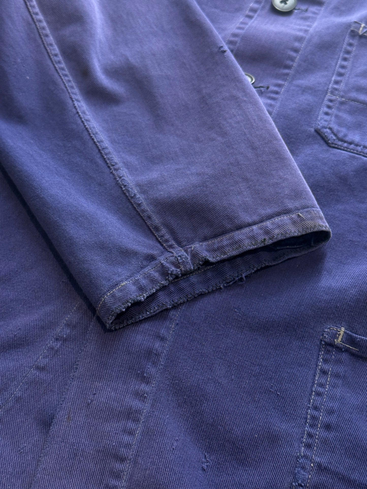 Vintage 1980S Bleu de Travail Chore Jacket Size S/M