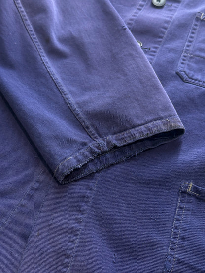 Vintage 1980S Bleu de Travail Chore Jacket Size S/M