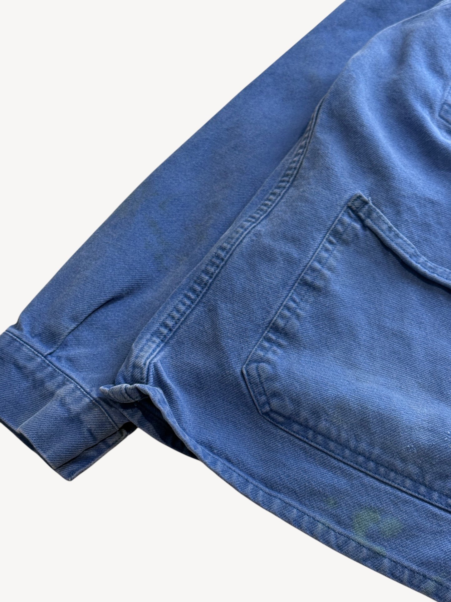 Vintage 1980s Bleu de Travail Chore Jacket Size S/M