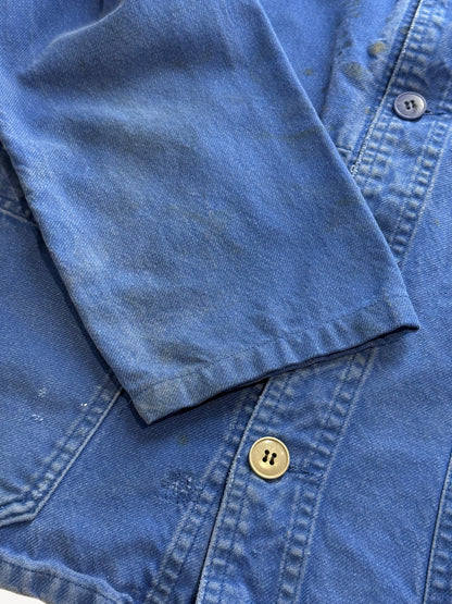 Vintage 1980s Bleu de Travail Chore Jacket Size S/M