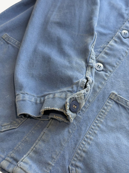 Vintage 1980s Bleu de Travail Chore Jacket Size S/M