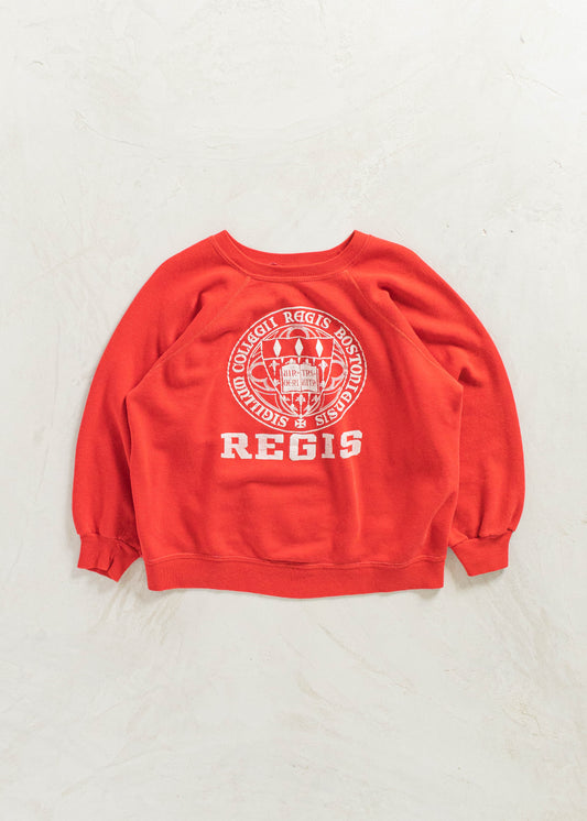 Vintage "Regis College" Souvenir Sweatshirt Size M/L