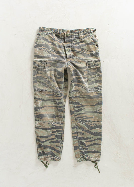 Vintage Tiger Stripe Camo Cargo Pants Size Women's 32 Men's 34