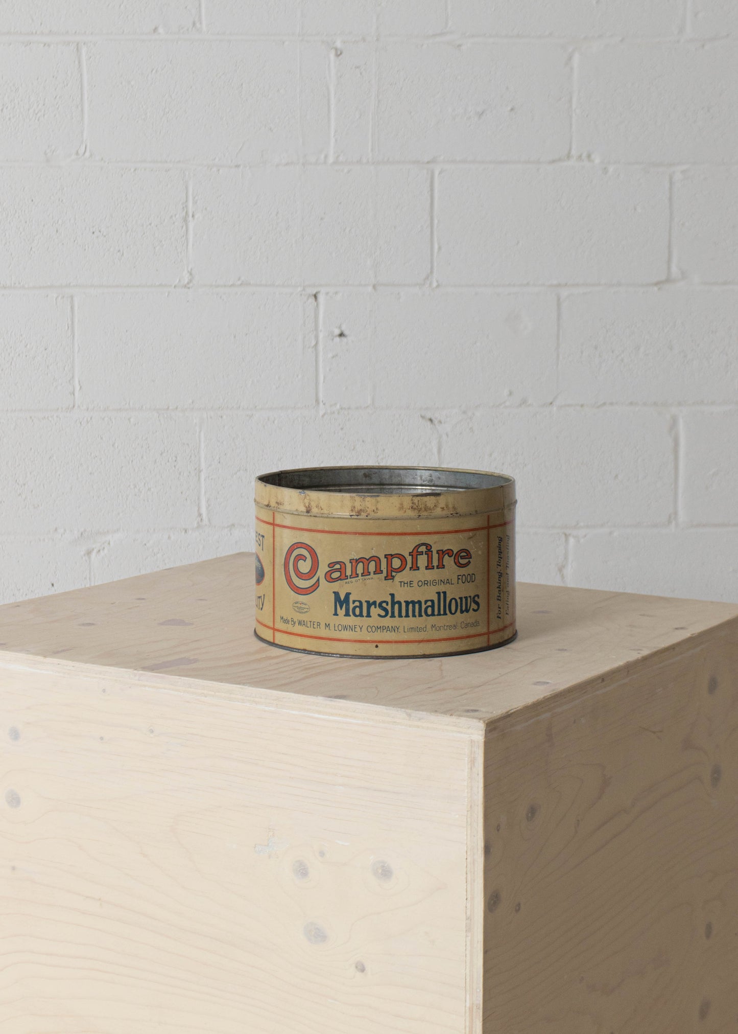 1920s Campfire Marshmallows Canister