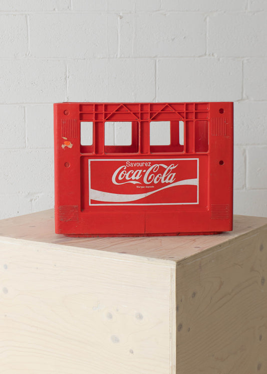 1980s Coca-Cola Plastic Crate