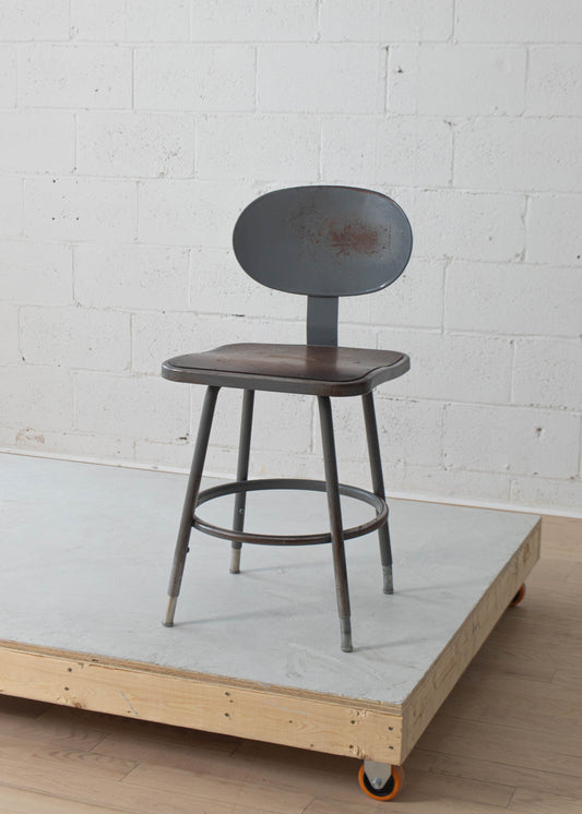 Vintage 1960s/1970s Industrial Metal Chair