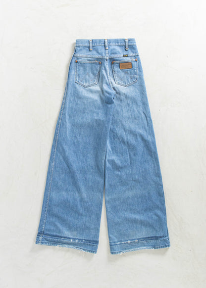 Vintage 1970s Wrangler Midwash Flare Jeans Size Women's 25 Men's 28