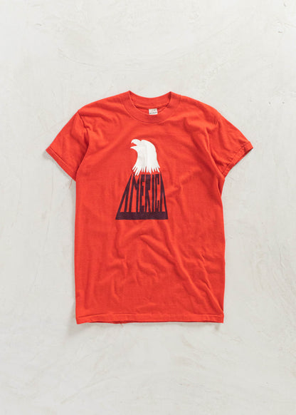 Vintage 1980s DevKnit "America" T-Shirt Size S/M