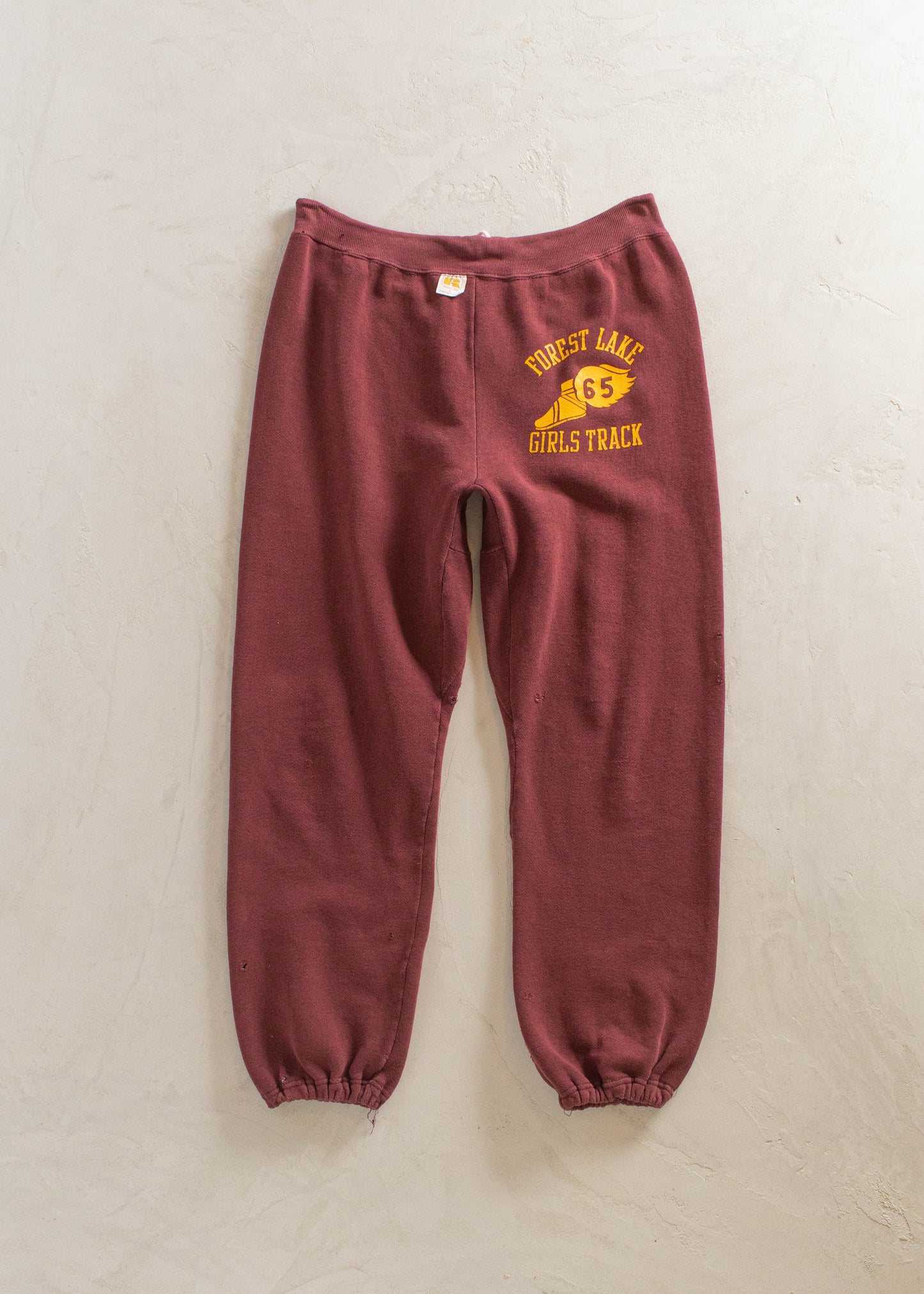 1970s Russell Athletic Forest Lake Girls Track Sweatsuit Size M/L