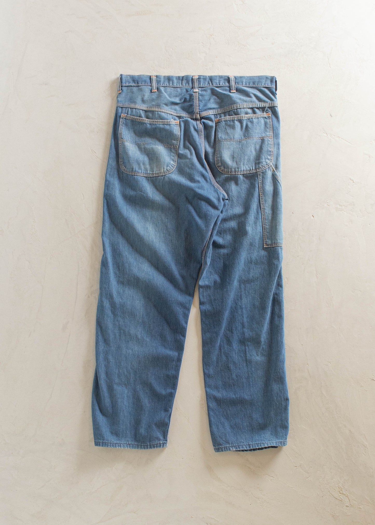 Vintage 1950s Big Mac Denim Carpenter Pants Size Women's 31 Men's 33
