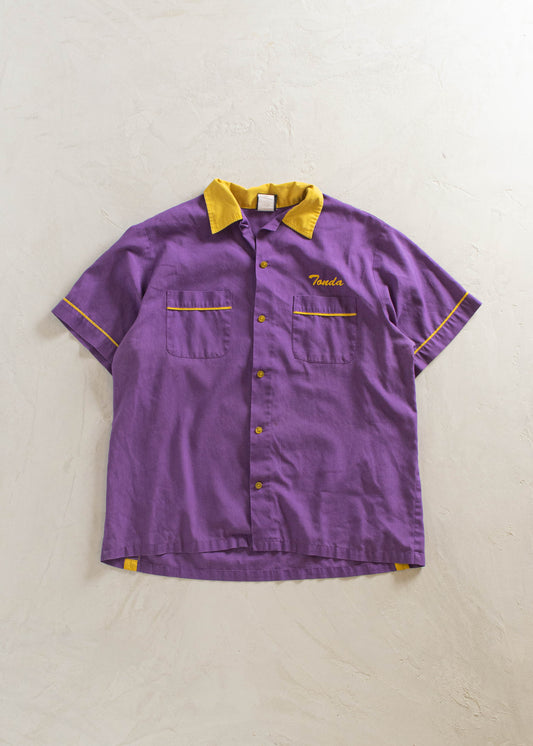 1990s Hilton Bowling Shirt Size L/XL